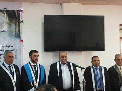 مناقشة الطالب سيف عبد الستار